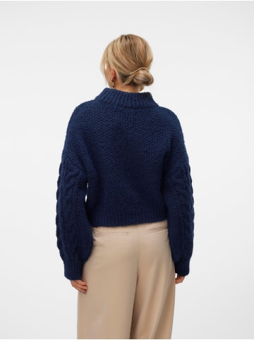 Vero Moda Strickpullover in Navy Blazer