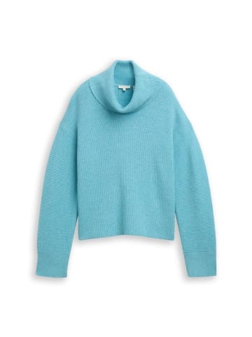Tom Tailor Pullover in tropical teal melange