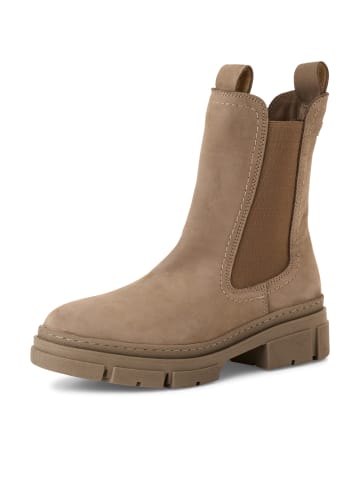 Tamaris Reißverschlussstiefelette in beige