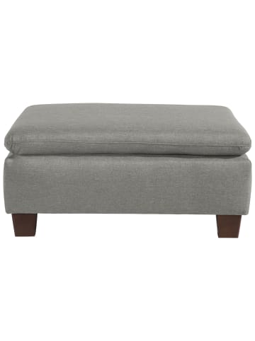 58 aufm Kessel POLSTERHOCKER Kaylil Flachgewebe hellgrau