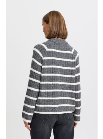 b. young BYMARIANNE JUMPER - KNIT Loose fit in Dark Grey Melange Mix