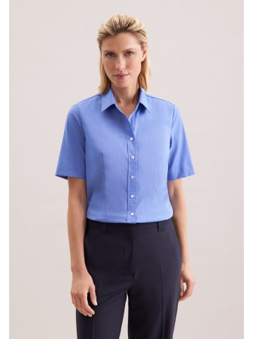 Seidensticker Hemdbluse Regular in Mittelblau