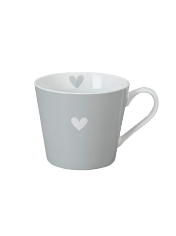 Krasilnikoff Happy Cup Tasse Colorful Heart in grey