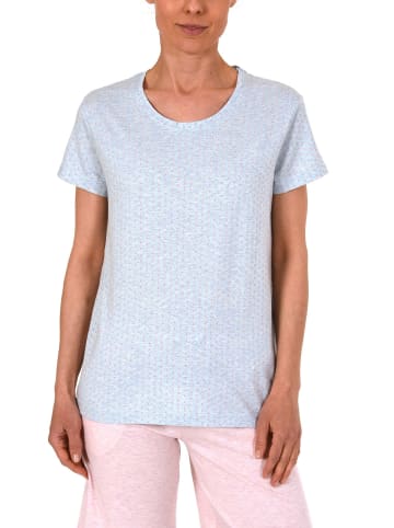 NORMANN Shirt Top kurzarm print Mix & Match - 45403 in hellblau