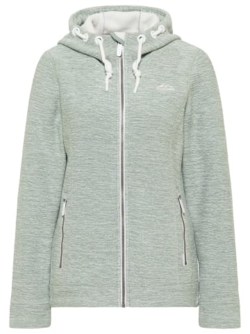 ICEBOUND Strickfleecejacke in Rauchmint Melange