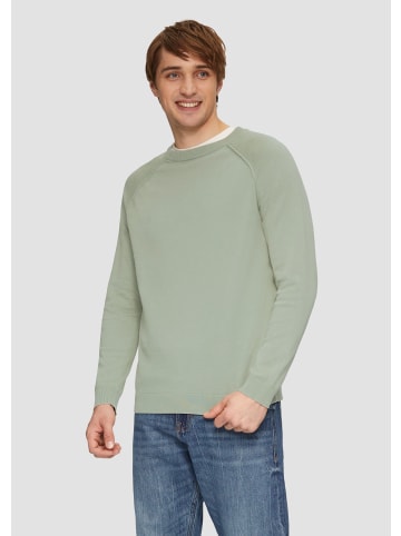 QS Strickpullover langarm in Grün