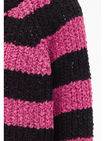 Libbi Damen Sweater in Schwarz Pink
