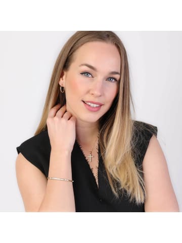 Lucardi 375 Gold Ohrringe Rund