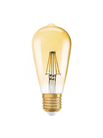 Licht-Erlebnisse E27 LED-Leuchtmittel in Warmweiß EEK E A bis G Ø 6.4 cm in Gold