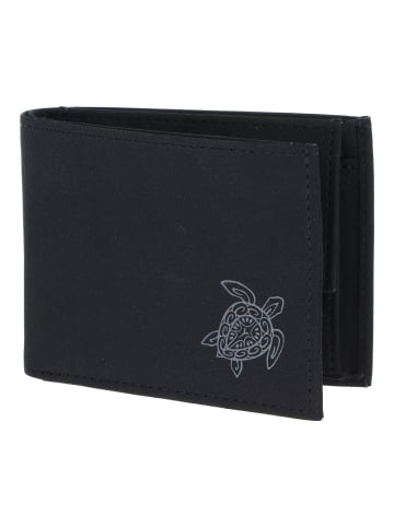 oxmox New Cryptan Geldbörse RFID Schutz 11 cm schwarz-turtle 2.0grey