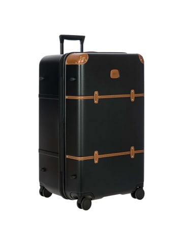 BRIC`s Bellagio Trunk - 4-Rollen-Trolley 80 cm recycelt (cream) in black/tan