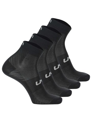 UYN Socken 4er Pack in Schwarz