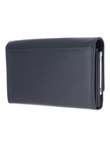Golden Head Polo Geldbörse RFID Schutz Leder 17 cm marineblau