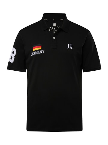 JP1880 Poloshirt in schwarz