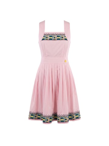 Trussardi Jeans Pink Baumwolle Damen Kleid