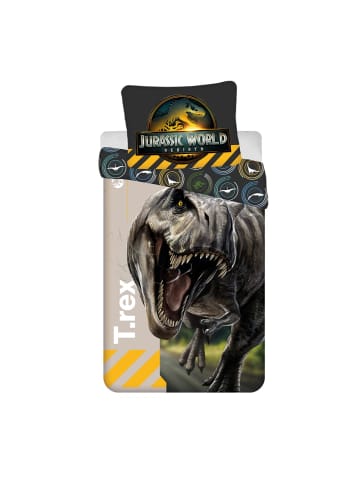 Jurassic World Jurassic World Bettwäsche Set 140 × 200 cm mit Kissenbezug 70 × 90 in Bunt