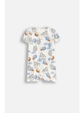 Coccodrillo Kurzarmstrampler in ecru