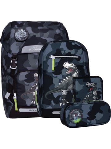 BECKMANN Beckmann Schulranzenset Classic Maxi - 6-Tlg. Set Camo Rex Black