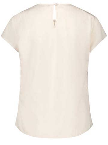 TAIFUN Bluse Kurzarm in Light Creme