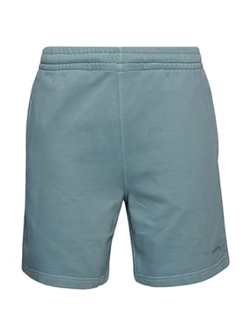 Superdry Code Essential Overdyed Short in Blau