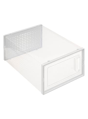 5five Simply Smart Transparente Schuhboxen STAK, 4 Stück in Transparent, 33,5 x 23,2 x 14 cm
