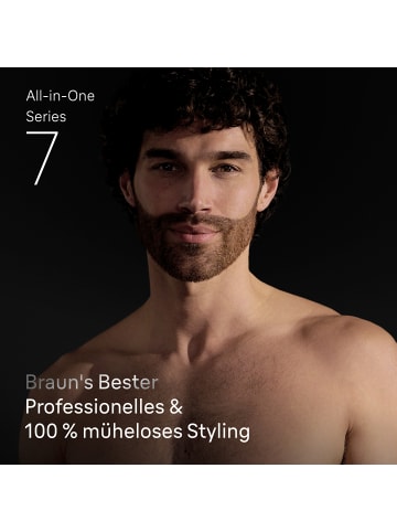 Braun All-In-One Style Kit "AIO7540" in Schwarz/Blau