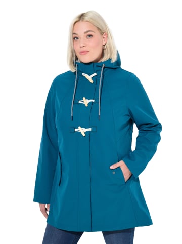 Ulla Popken Softshelljacke in petrol