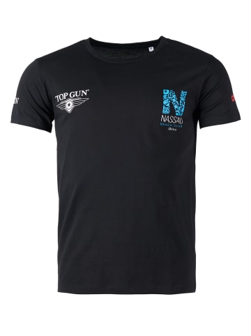 TOP GUN Shirt NB20117 in black