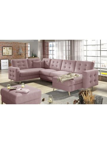 MF Design Ecksofa Thor  in Webstoff Lila in Lila -  (L) 320 x (B) 320 x (H) 90 cm