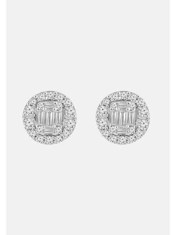 Diamant Exquis Ohrringe aus 375 Weißgold mit Diamant