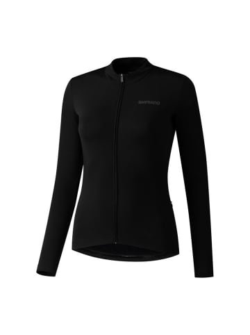 SHIMANO Thermal Long Sleeve Jersey Woman's  KAEDE in schwarz