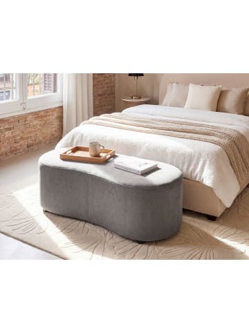 Beliani Ottomane AMAL in Grau - (W) 120 x (H) 41 x (L) 54 cm