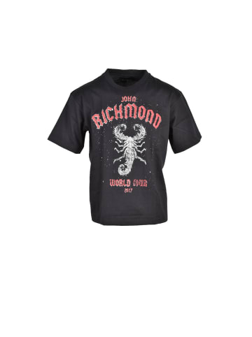 John Richmond Schwarz Herren T-Shirt