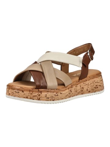 Gabor Sandalen in Weiß/Braun