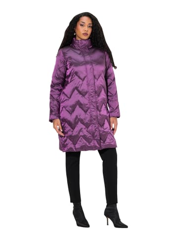 Ulla Popken Mantel in dunkles violett