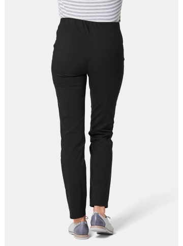 GOLDNER Bengalinhose Schlupfhose LOUISA mit Steppnähten in schwarz