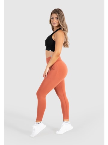 SMILODOX Leggings Amaze Scrunch Pro in Cognac