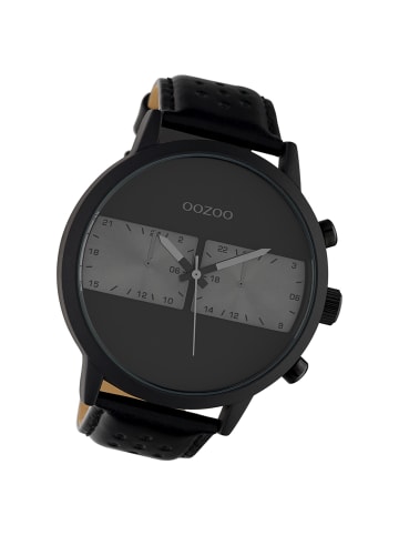 Oozoo Armbanduhr Oozoo Timepieces schwarz extra groß (ca. 50mm)