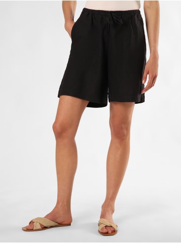 Marc O'Polo Leinenshorts in schwarz