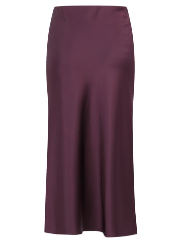 CARTOON Satinrock unifarben in Dark Aubergine