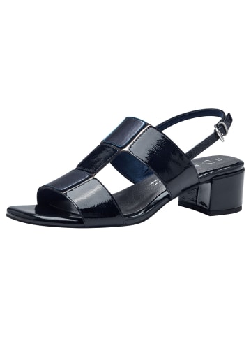 Marco Tozzi Sandale in NAVY PATEN