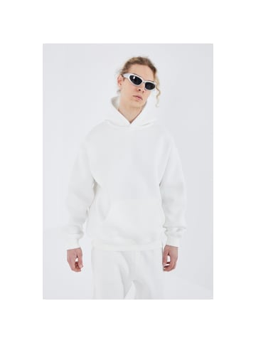COFI 1453 Oversize Fit Basic Hoodie in Off-White