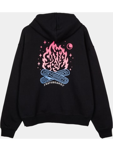 Santa Cruz Hoodie "Starry Campfire Zip Hood" in Schwarz