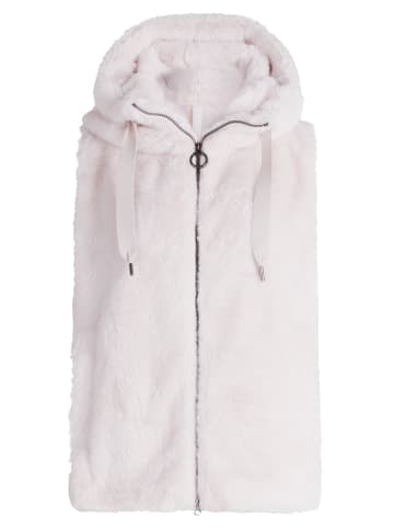 Betty Barclay Plüschweste mit Kapuze in beige