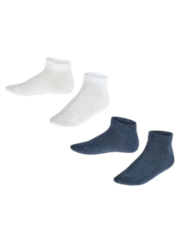 Falke Socken 2er Pack in Weiß/Blau