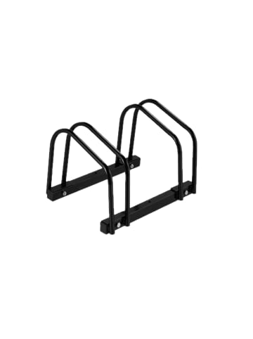 relaxdays Fahrradständer in Schwarz - (B)40,5 x (H)27 x (T)33 cm