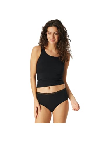 Schiesser Slip 6er Pack in Schwarz