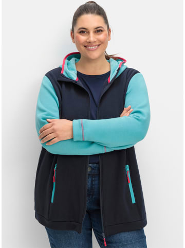 sheego Funktionsjacke in tiefblau