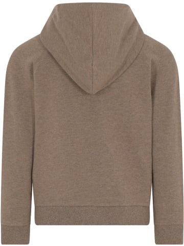 En Fant Kinder Sweatshirt "Hoodie w. zipper" in Braun