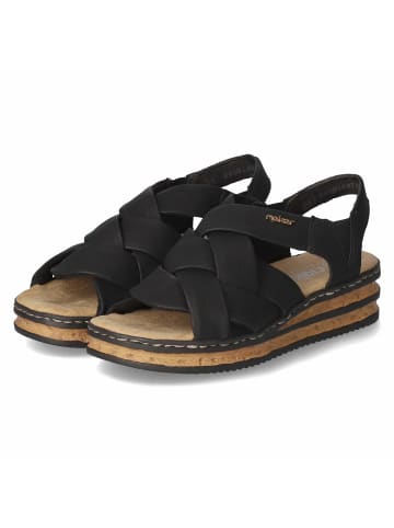 rieker Sandalette in schwarz